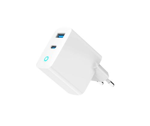 CHARGER USB 30W 2PORT/TA-UC-PDQC30L-W-01 GEMBIRD