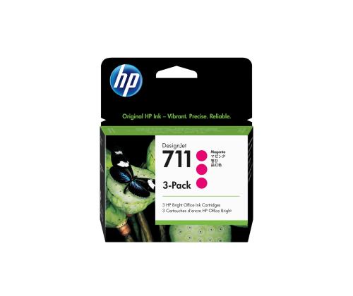 HP 3x 711 ink Magenta DJ T120 520