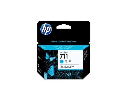 HP 3x 711 ink Cyan DJ T120 520