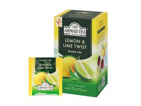 Must tee AHMAD Lemon & Lime Twist 20tk ümbrikus