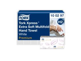 Lehträtik 2-kihiline TORK Xpress® Extra Soft Multifold Premium H2 21,2 x34cm 100 lehte (100297)