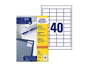 Kleebisetikett AVERY Zweckform 48,5x25,4mm 40 lehel 100 lehte (3657)