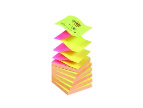 Märkmepaber 76x76 Post-it R330N Z-notes kollaneoranz