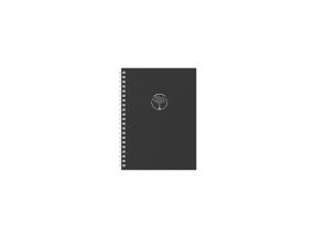 Raamatkalender KANTSLER Spiral Kartong Nädal H must 2912492001