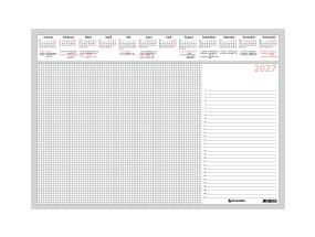 Lauakalender Laualehed 60x42cm, 12 lehte servast liimitud 00306