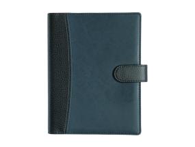 Raamatkalender Boss A5 PÄEV, spiraalköide, LUX kaaned, (SININE) 00041/40037
