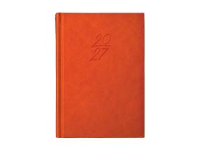 Raamatkalender Kalendermärkmik A6 PÄEV, kunstnahk (ORANŽ) 00029/40063