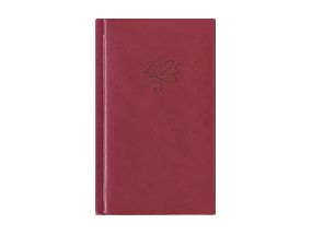 Raamatkalender NÄDAL B6, kõvaköide, FASHION kaaned (TUMEPUNANE) 00265/40091