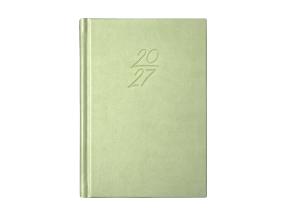 Raamatkalender Kalendermärkmik A6 PÄEV, kunstnahk (HELEROHELINE) 00029/40247