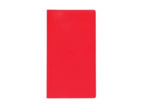 Taskumärkmik EURO, spiraalköide, plastkaaned (PUNANE) 00258/40294