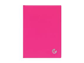 Raamatkalender BOSS A5 Nädal, horisontaal, spiraalköide plastkaaned (ROOSA) 00032/40336