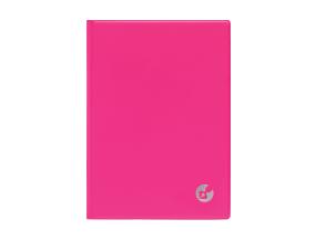 Raamatkalender Boss A5, NÄDAL vertikaal, spiraalköide, plastkaaned (ROOSA) 00039/40340