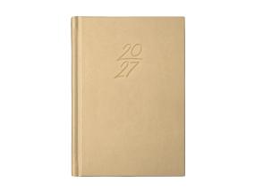Raamatkalender Kalendermärkmik A6 PÄEV, kunstnahk (BEEŽ) 00029/40359