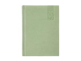 Raamatkalender PÄEV A5, kõvaköide, kunstnahk (HELEROHELINE) 00034/40390