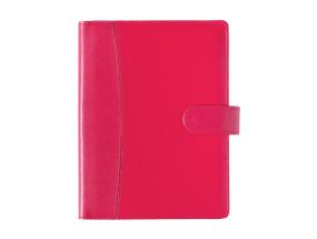 Raamatkalender Boss A5 PÄEV, spiraalköide, LUX kaaned, (ROOSA) 00041/40807