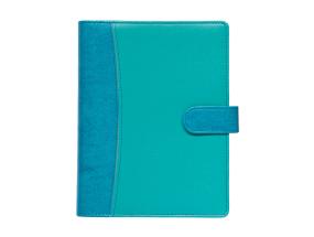 Raamatkalender Nädal A5 UNIVERSAL, spiraalköide, LUX kaaned (TÜRKIIS) 00067/40862