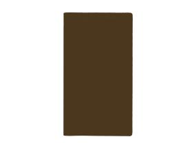 Taskumärkmik EURO, spiraalköide, plastkaaned (PRUUN) 00258/41120