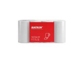 Toilet paper 2-layer KATRIN Toilet 400 8rl (55340)