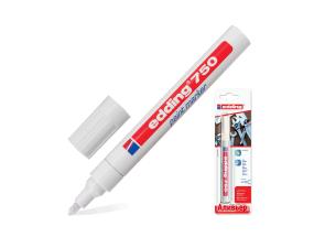 Värvimarker EDDING 750 (metall, klaas, plastik) 2-4mm valge