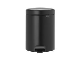 Trash can 5L with pedal BRABANTIA NewIcon black