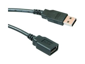 Kaabel USB 2.0 A-A pikendus 0,6m