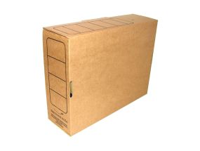Arhiivikarp A4 10cm kokkuvolditav 330x250x103mm pruun SMLT