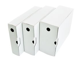 Archive box SMLT A4 12cm foldable white
