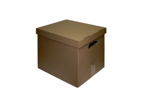 Archive box with lid 360x290x350mm brown SMLT