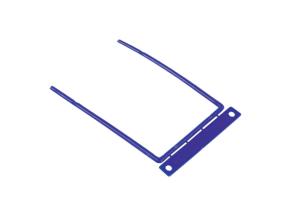 Arhiiviklamber traadiga F-Binder 100tk sinine
