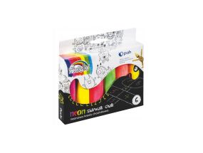 Цветные мелки для асфальта 6 шт в упаковке FIORELLO Neon