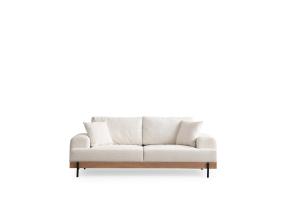 Eti Oak 3 Seater - White