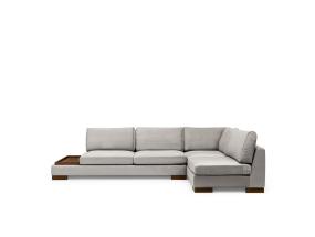 Tulip Corner Right Without Pouf - Light Grey