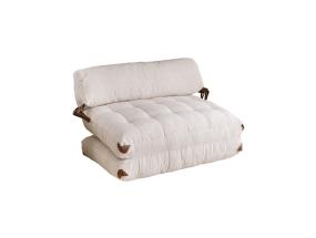 Diivan Fold Kadife 2 - White