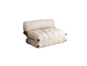 Diivan Fold Teddy 2 - Cream