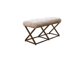 Capraz Pelush - Gold, White