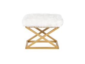 Capraz Plush - Gold, White