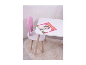 Bunny One Chair Set - Pink, White