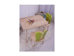 Bunny Two Chair Set - Pistachio Green, Brown