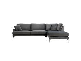 Papira Corner Right (L3+Chl) - Anthracite