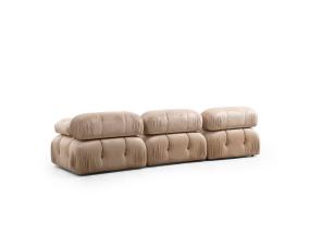 Bubble 3 Seater ( L1-O1-1R) - Velvet