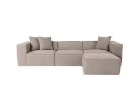 Lora (L1-O1-1R-POUFFE ) - Peach