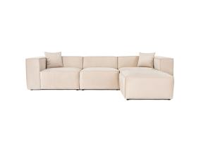 Lora (L1-O1-1R-POUFFE ) - Cream