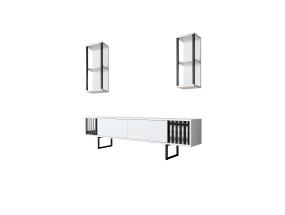 Chrome Line - White, Black