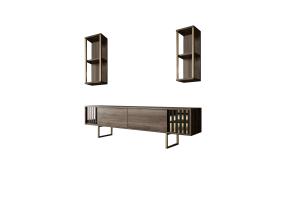 Gold Line - Walnut, Black