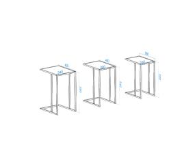 İbiza - Black, Smoked Glass