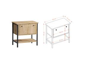 Valery - Sapphire Oak, Black