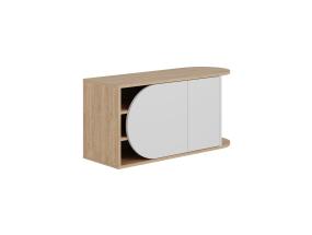 Nova Shoe Bench - Oak, White