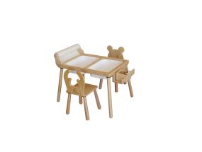 Laud Roll and 2 Chairs - White