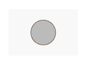 Peegel Ozze - Walnut