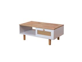 Kohvilaud Bohem - White, Oak